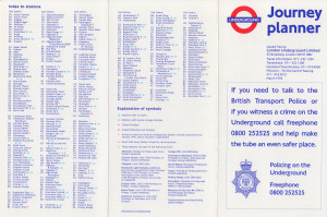 [March 1992] Journey planner: Policing on the Underground