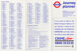 [January 1992] Journey planner: Crimeline