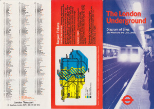 [1982: Number 3] Diagram of lines and West End and City Zones