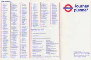 [October 1988] Journey planner