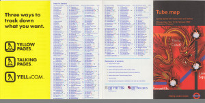 [February 2002] Tube map: Journey planner with station index and facilities: Chinese New Year