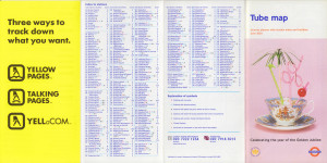 [June 2002] Tube map: Journey planner with station index and facilities: Celebrating the year of the Golden Jubilee