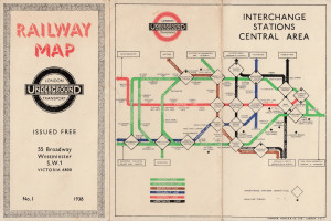 [1938: No 1] Railway Map