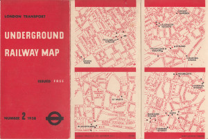 [1938: Number 2] Underground Railway Map