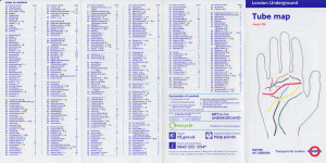 [August 2011] Tube map: All my lines in the Palm of your hand