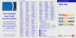 [May 2007] Tube map: The Day Before (You know what they'll call it? They'll call it the Tube)