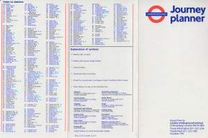 [October 1991] Journey planner