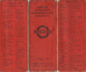 [1930] Map of London’s Underground Railways: Red Cover