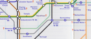 [September 2009] Tube map: Earth (Missing Thames & Fare Zones)
