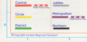 [1987: No 1] Journey planner (Copyright on map)