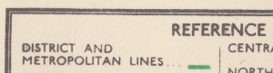 [1937: No 2] Railway Map: "London Transport | Underground" roundel