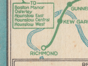 [1931] Map of London’s Underground Railways: Red Cover