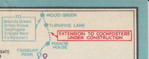 [1930] Map of London’s Underground Railways: Blue Cover