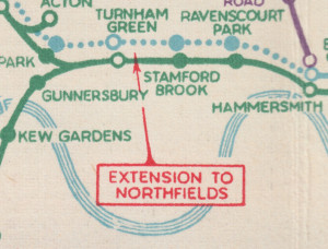 [1930] Map of London’s Underground Railways: Blue Cover