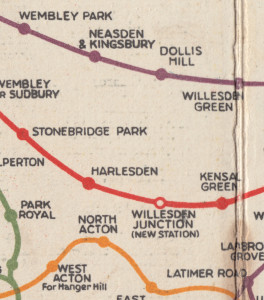 [1928] Map of London’s Underground Railways: Yellow Cover