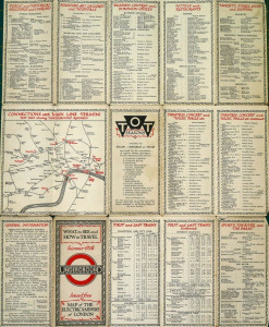 [1928: Summer] Map of the Electric Railways of London