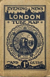 [1910] Evening News London Tube Map & Guide