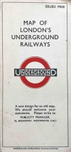 [1933] Map of London’s Underground Railways: A new design for an old map