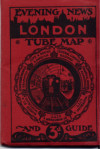 [1907] Evening News London Tube Map: Red Cover