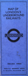 [1931] Map of London’s Underground Railways: Purple Cover