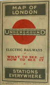 [June 1913] Underground map of London / Electric Railways