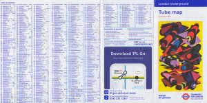 [December 2020] Tube map: helter skelter (June 2021 reprint)